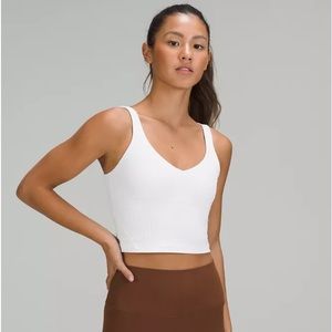 White Lululemon Align Tank